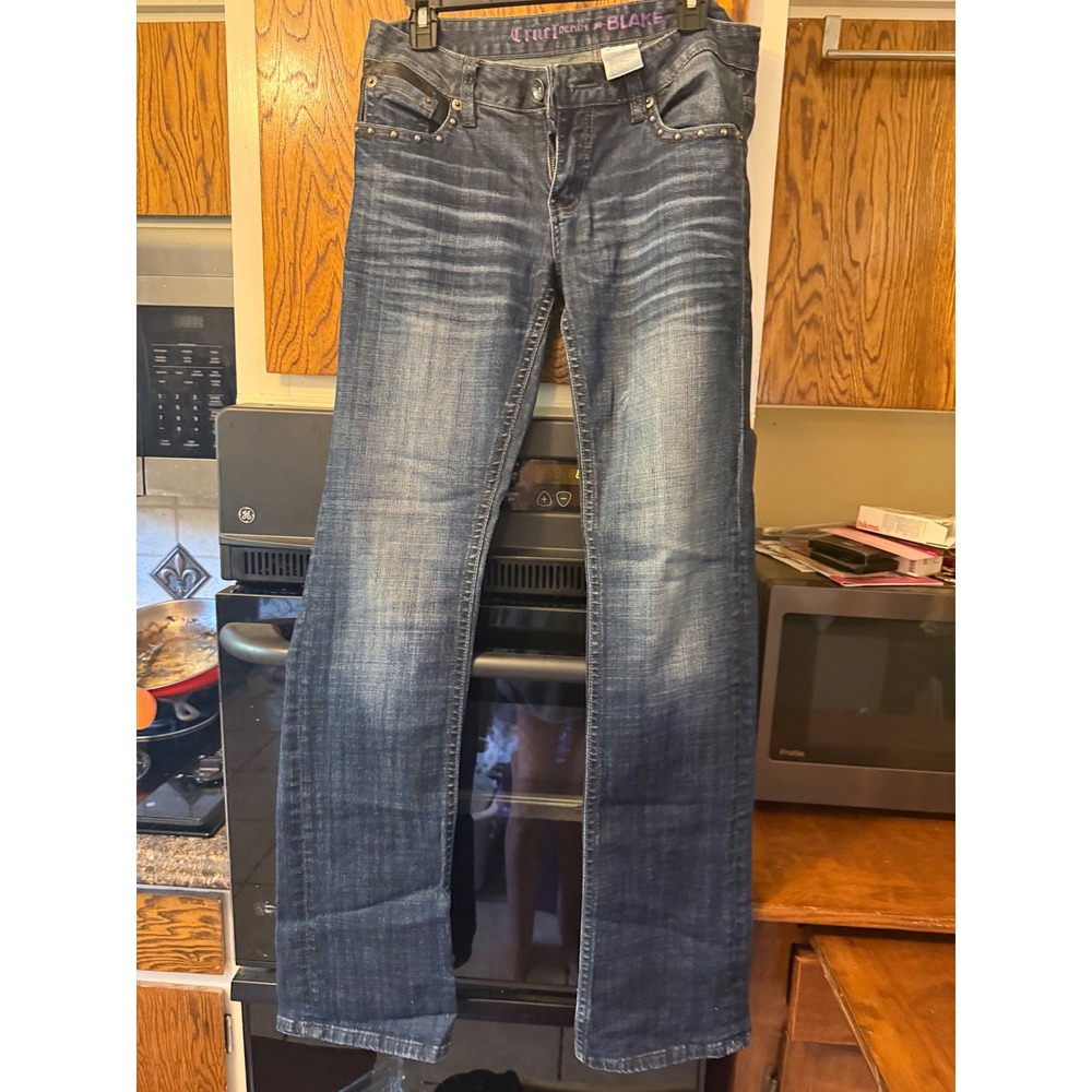 Cruel Denim Blake WesternJeans Womens 28/5 XL Dark WashStudded BootcutCB40654071